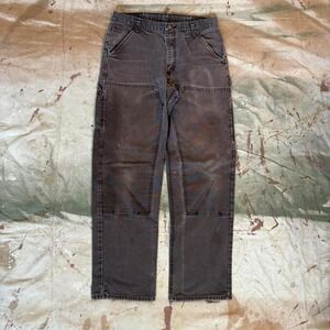 Essential Y2K Faded and distressed Brown Double Knees Measure 33x32